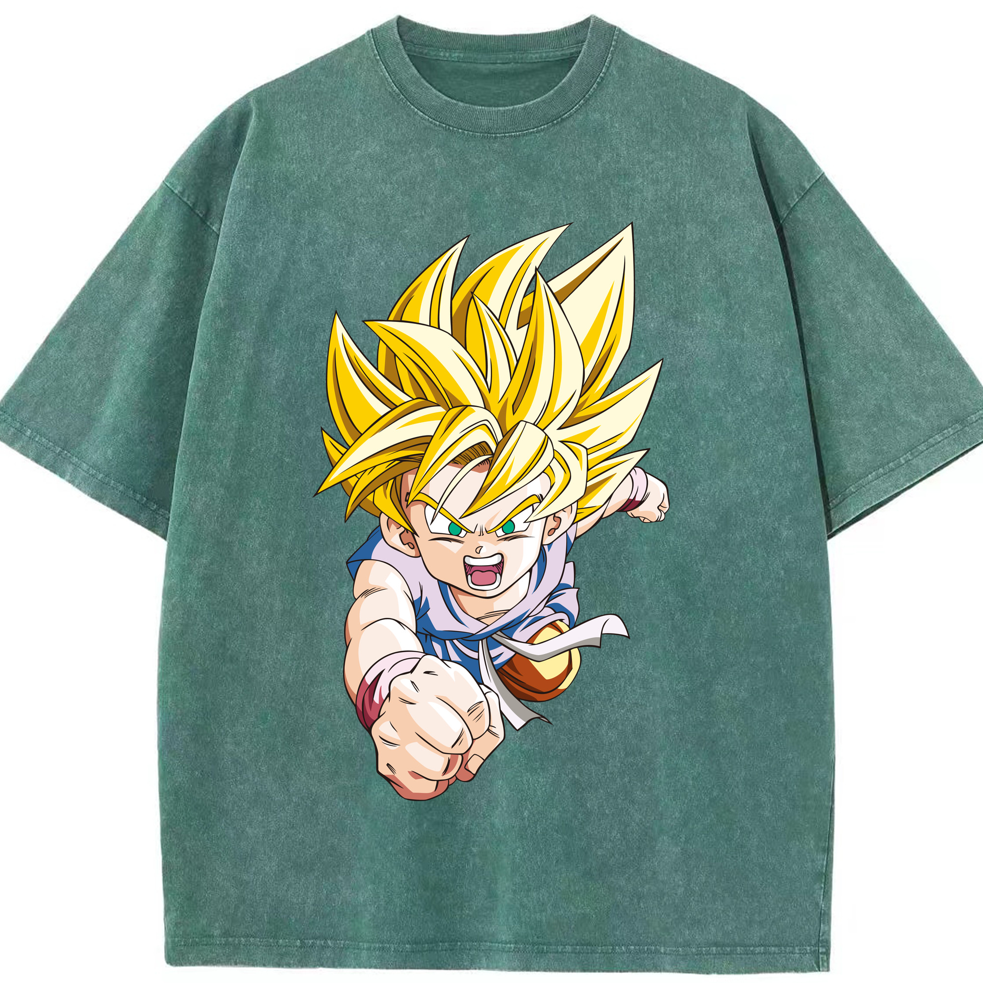 （画像用） ドラゴンボール ベジット DRAGON BALL Vegetto 綿100% ヴィンテージ風 半袖Tシャツ（フロントプリント）